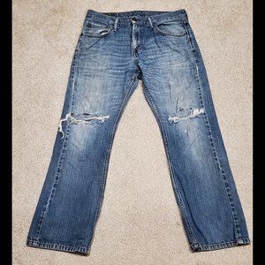 Levis 527 Slim Boot Cut Jeans - 32 x 30 - Vintage Indigo